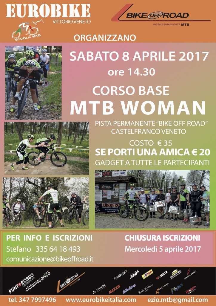 Locandina Corso MTB WOMAN 2017