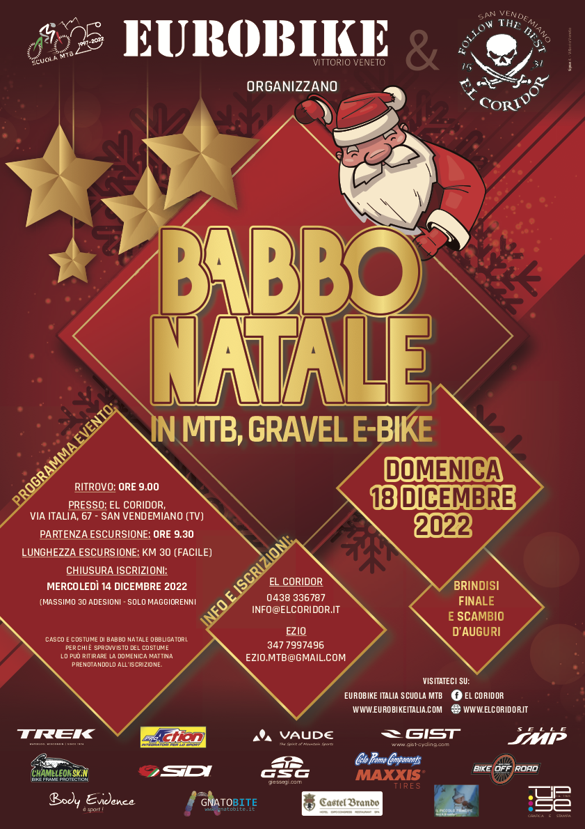 18/12/2022: Babbo Natale in MTB